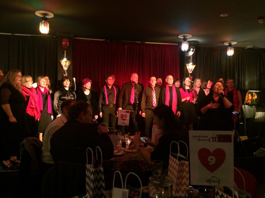 The Honeybees perform at the Open Heart International fundraiser