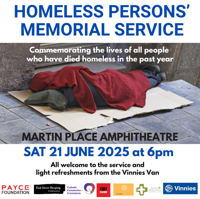 2025 Homeless Persons' Memorial Service