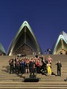 From the Steps: Voices at Dusk