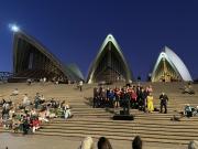From the Steps: Voices at Dusk